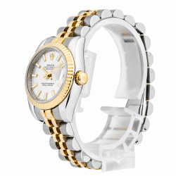 Rolex Datejust 26MM 179173 Two Tone White Dial Watch